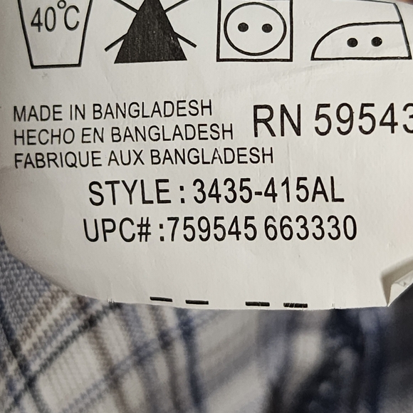 DICKIES Button Down Plaid Shirt - Men's Large - Picture 7 of 7